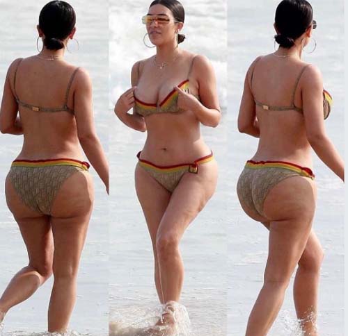 kim kardashian cellulite